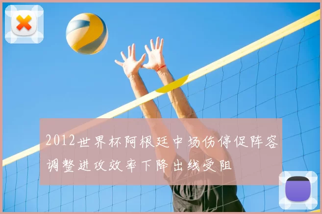 2012世界杯阿根廷中场伤停促阵容调整进攻效率下降出线受阻