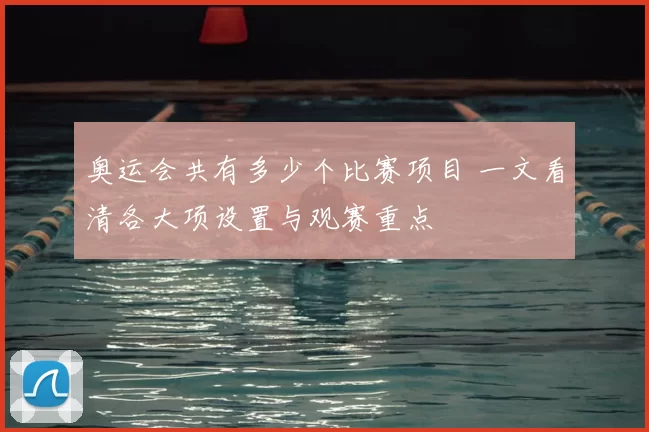 奥运会共有多少个比赛项目 一文看清各大项设置与观赛重点
